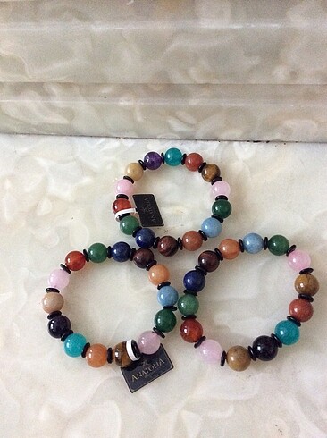 Doğaltaş enerji bilekliyi etiketli - Görsel 5