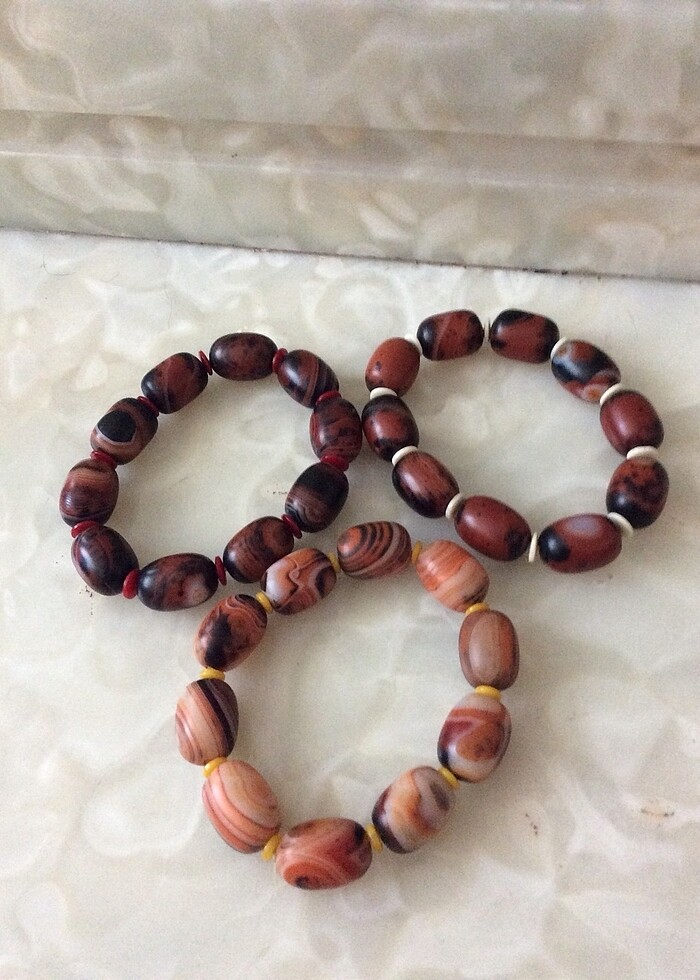 Doğaltaş enerji bilekliyi etiketli - Görsel 2