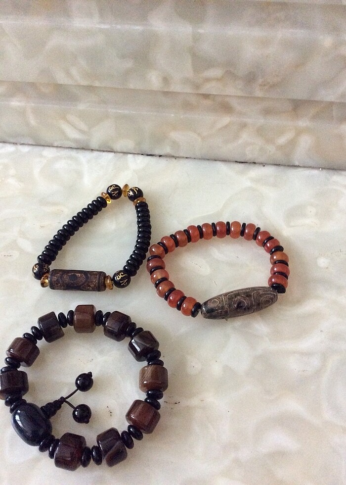 Doğaltaş enerji bilekliyi etiketli - Görsel 3