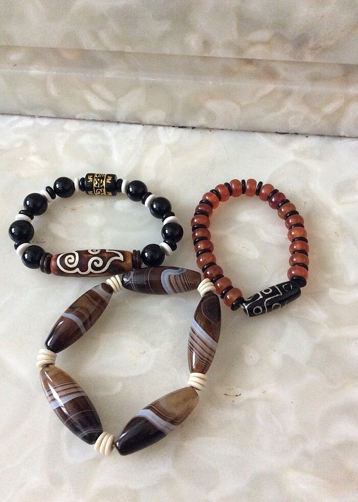 Doğaltaş enerji bilekliyi etiketli - Görsel 4