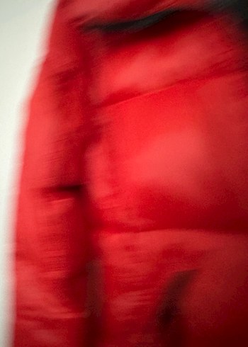 Kırmızı Fermuarlı Kadın Mont - Görsel 4