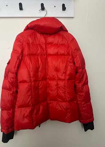 Kırmızı Fermuarlı Kadın Mont - Görsel 2