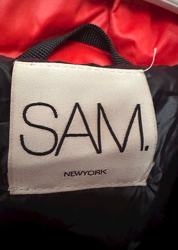 Kırmızı Fermuarlı Kadın Mont - Görsel 9