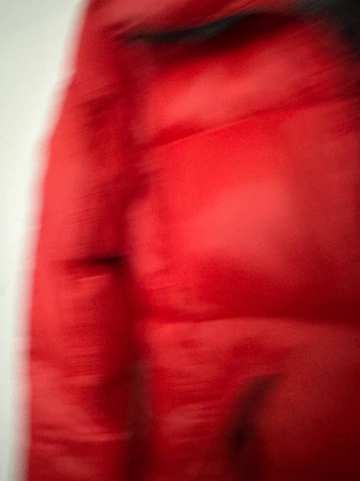 Kırmızı Fermuarlı Kadın Mont - Görsel 4