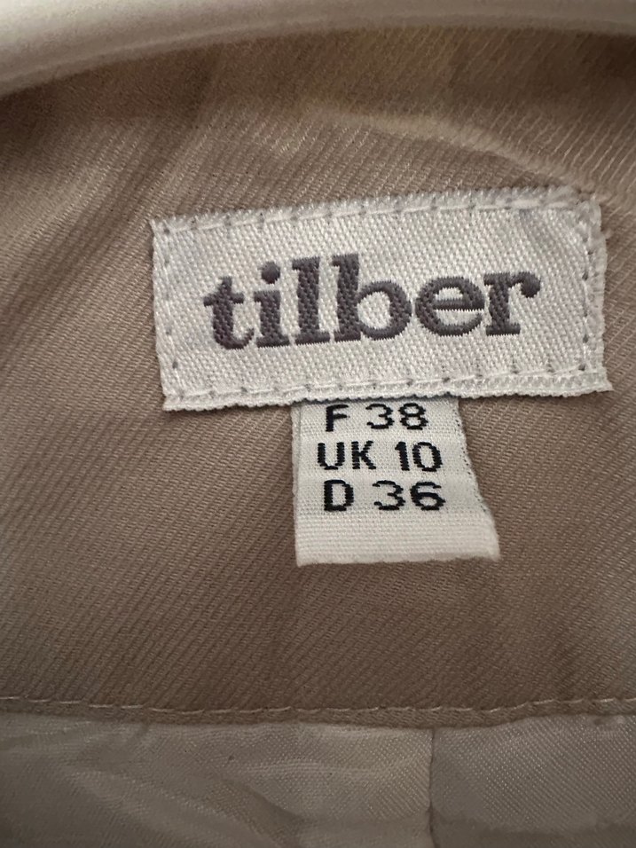 Bej Uzun Kadın Trençkot - Görsel 4