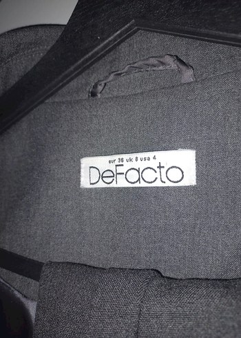 Defacto Gri Blazer ceket