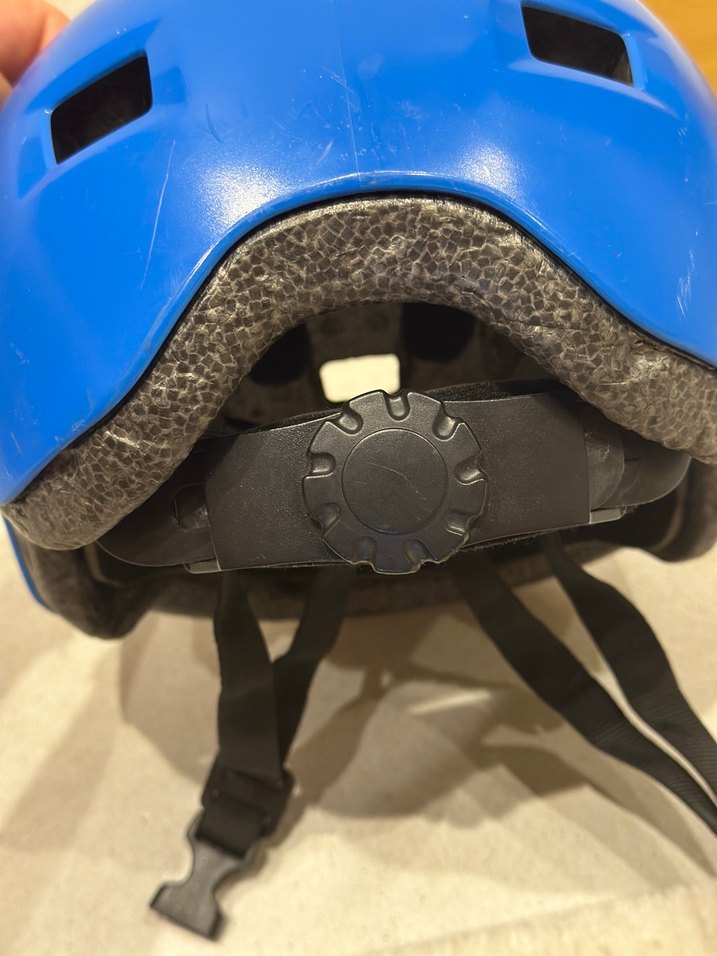 Mavi Biker Kask Velcro Bantlı - Görsel 4