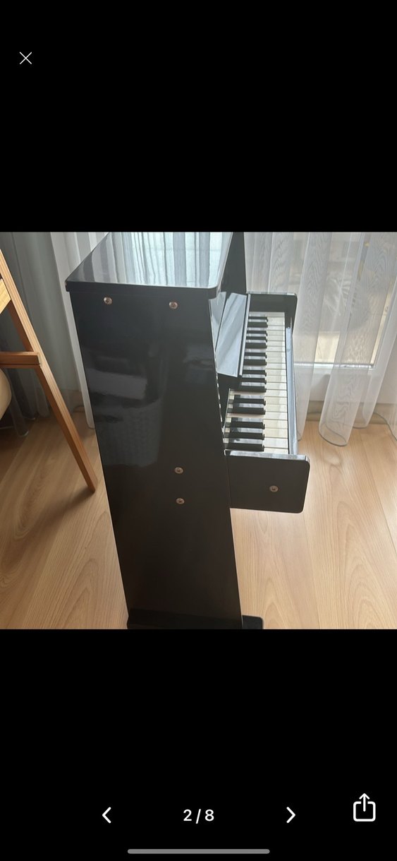 Lino Siyah Çocuk Piyanosu - Görsel 3