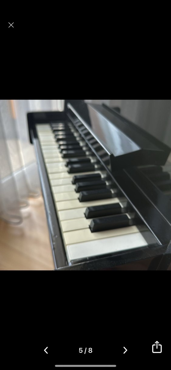 Lino Siyah Çocuk Piyanosu - Görsel 2