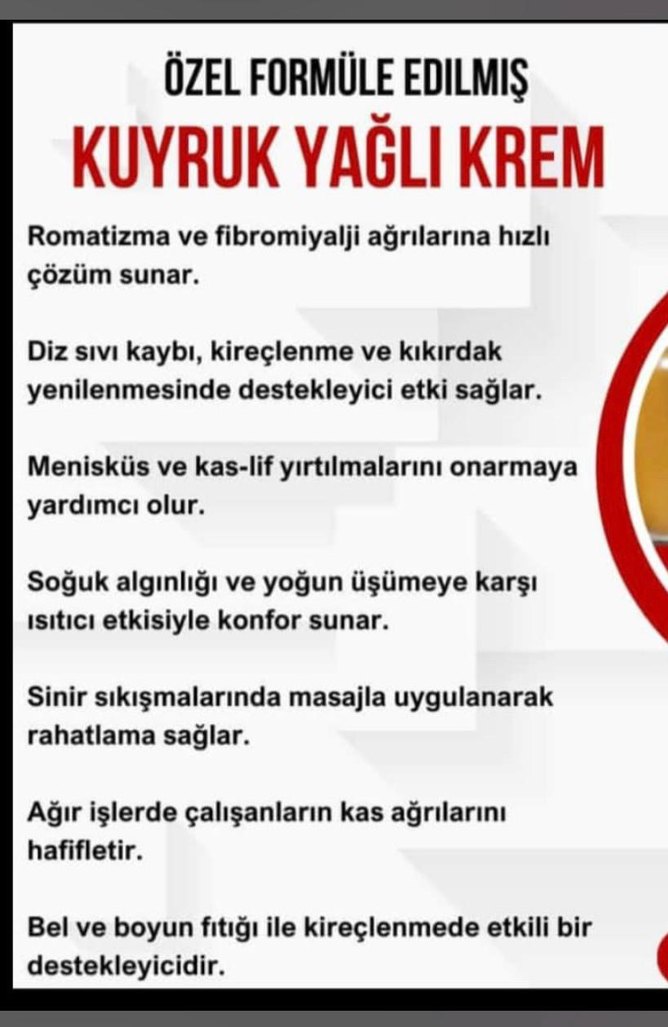 Cam Kavanozda mentollü kuyruk yağı kremi - Görsel 2