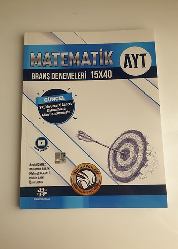 AYT Matematik Bilgi Sarmalı Branş Denemeleri 15x40