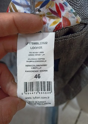lufian ceket 46 beden. - Görsel 3