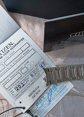 Citizen Otomatik 8210 calibre erkek saati - Görsel 4