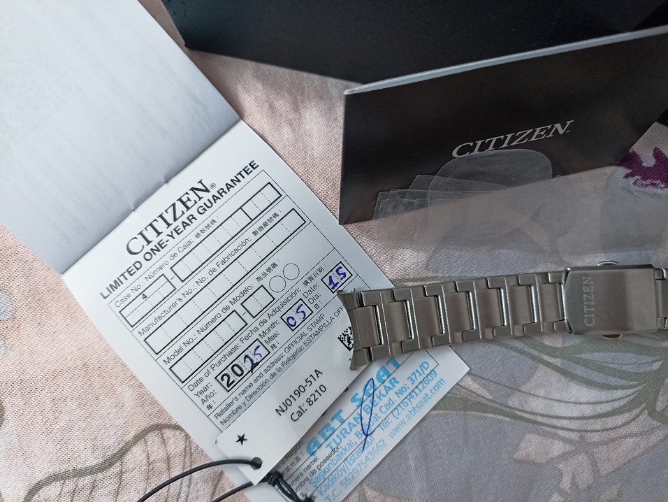 Citizen Otomatik 8210 calibre erkek saati - Görsel 4