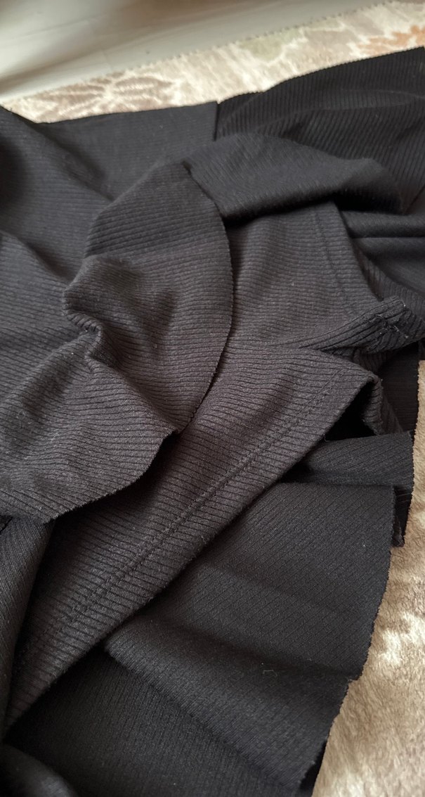 Siyah Piliseli Midi Hamile Eteği - Görsel 4