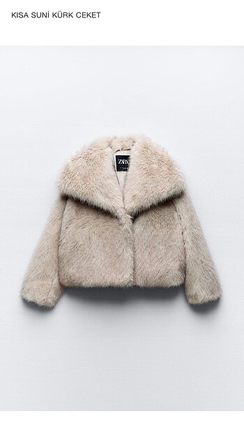 Zara Suni Kısa Ceket