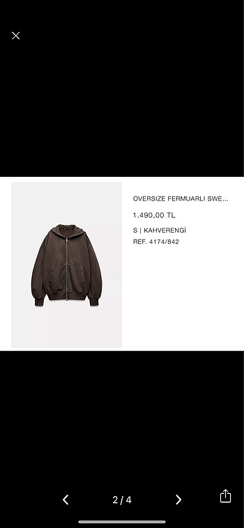Zara Zara Sweatshirt