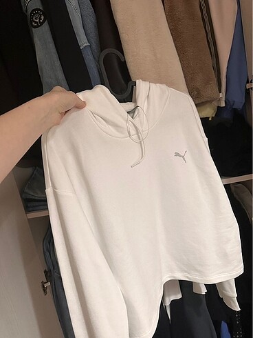 s Beden beyaz Renk Puma Sweatshirt