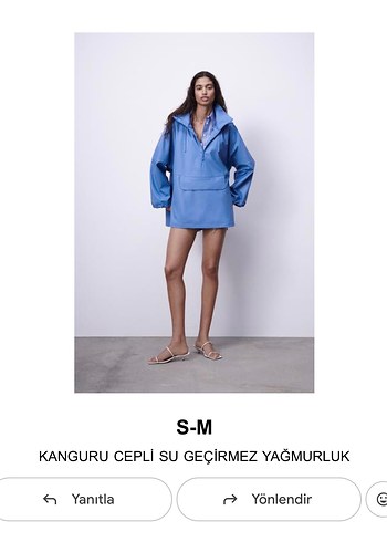 Zara Su Geçirmez Yağmurluk - Görsel 4