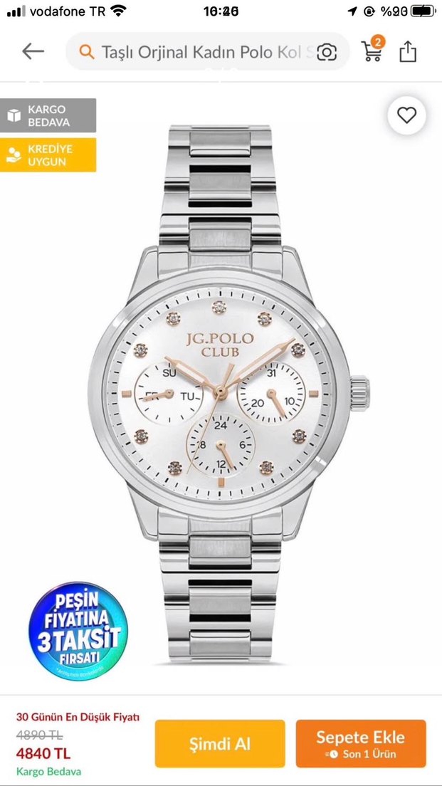 Polo kadın kol saati - Görsel 3