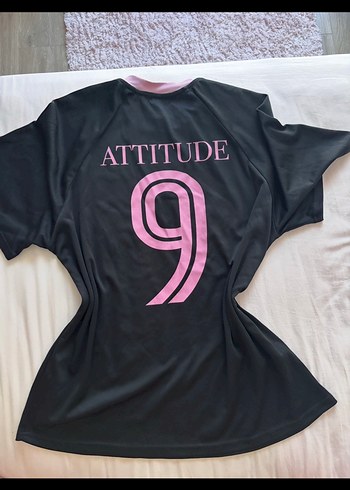 Stradivarius Siyah Pembe Spor Tişört