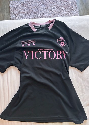 Siyah Pembe Spor Tişört