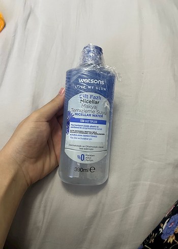 Watsons Çift Fazlı Micellar Makyaj Temizleme Suyu 390ml