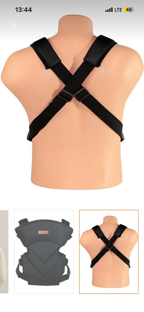 Siyah Bebek Taşıyıcı Kanguru - Görsel 3