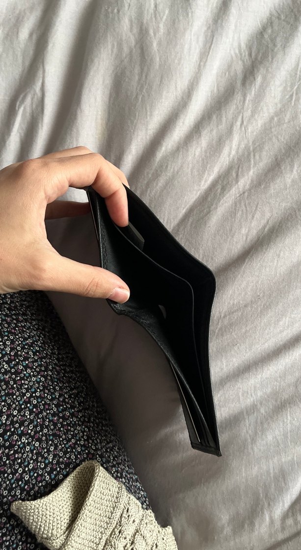 Siyah Minimalist Erkek Cüzdan - Görsel 4