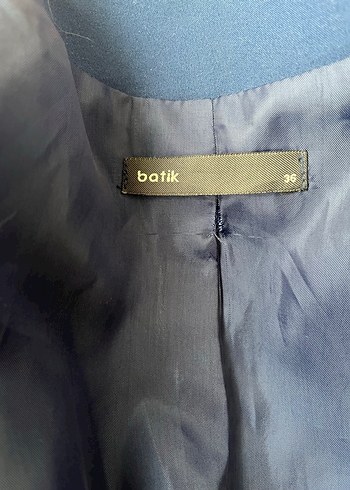 Düğmeli Lacivert Kadın Blazer Ceket - Görsel 2