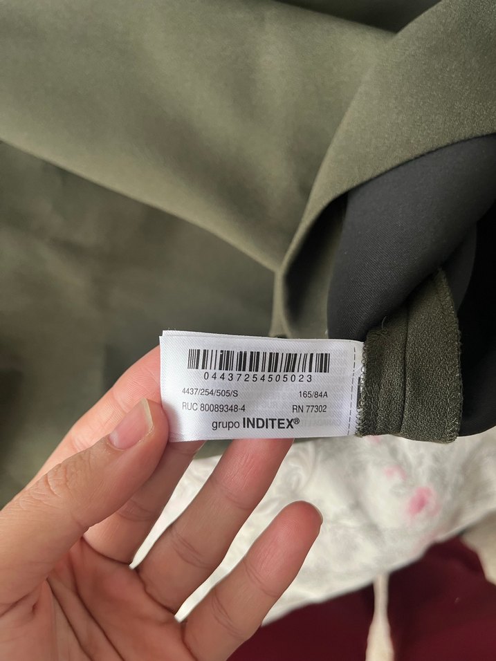 Kolsuz Midi Haki Elbise - Görsel 3