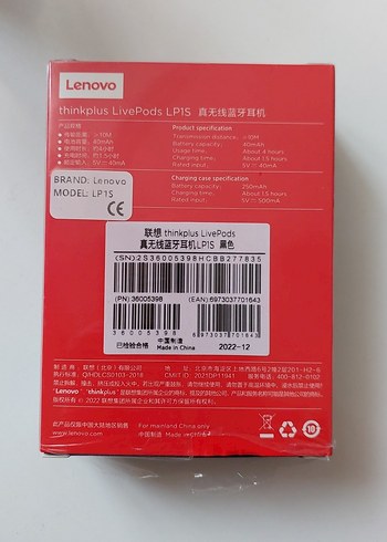 Lenovo thinkplus LivePods LP1S Kablosuz Kulaklık - Görsel 2