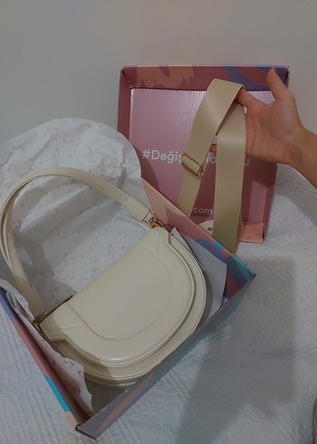 Ecrou Marka Deri Kadın Omuz Çantası - Görsel 3