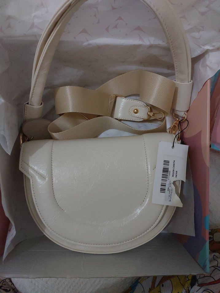 Ecrou Marka Deri Kadın Omuz Çantası - Görsel 4