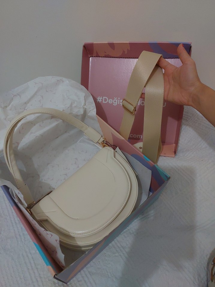 Ecrou Marka Deri Kadın Omuz Çantası - Görsel 3