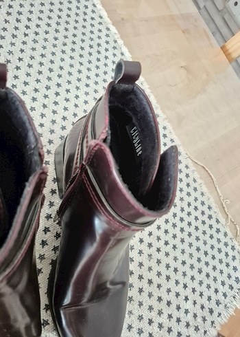 KADIN BORDO BOT - Görsel 4