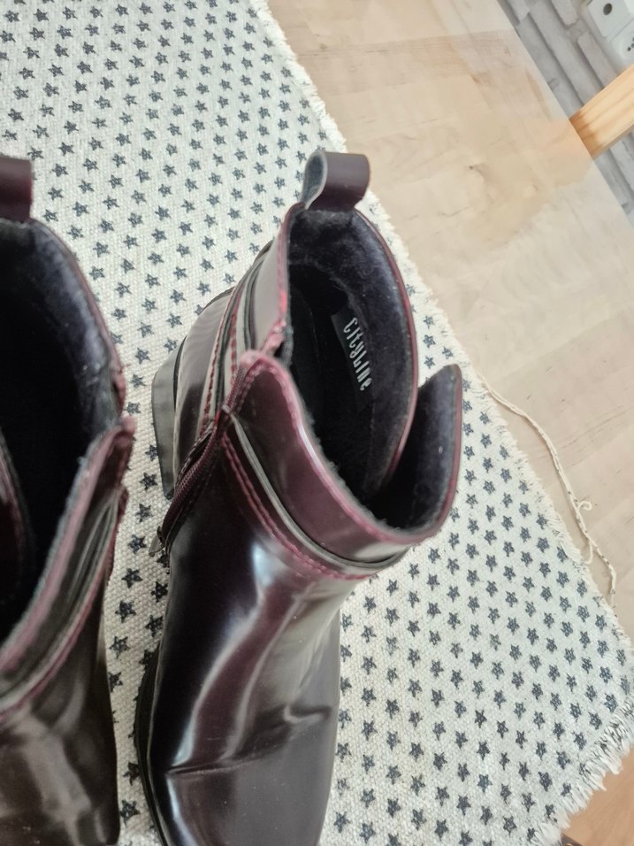 KADIN BORDO BOT - Görsel 4