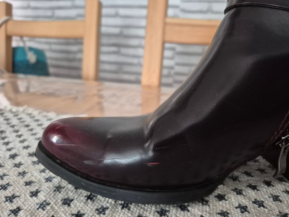 KADIN BORDO BOT - Görsel 5