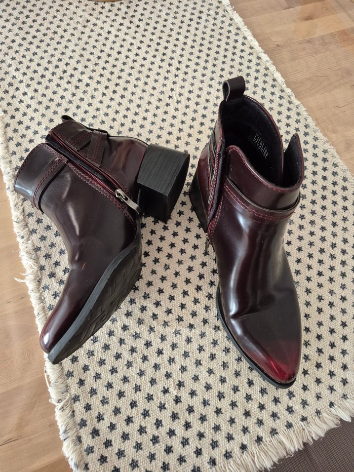 KADIN BORDO BOT - Görsel 3