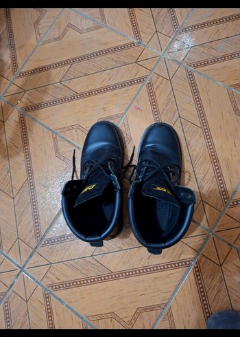 Siyah Deri Stiletto Topuklu CAT Bot - Görsel 4