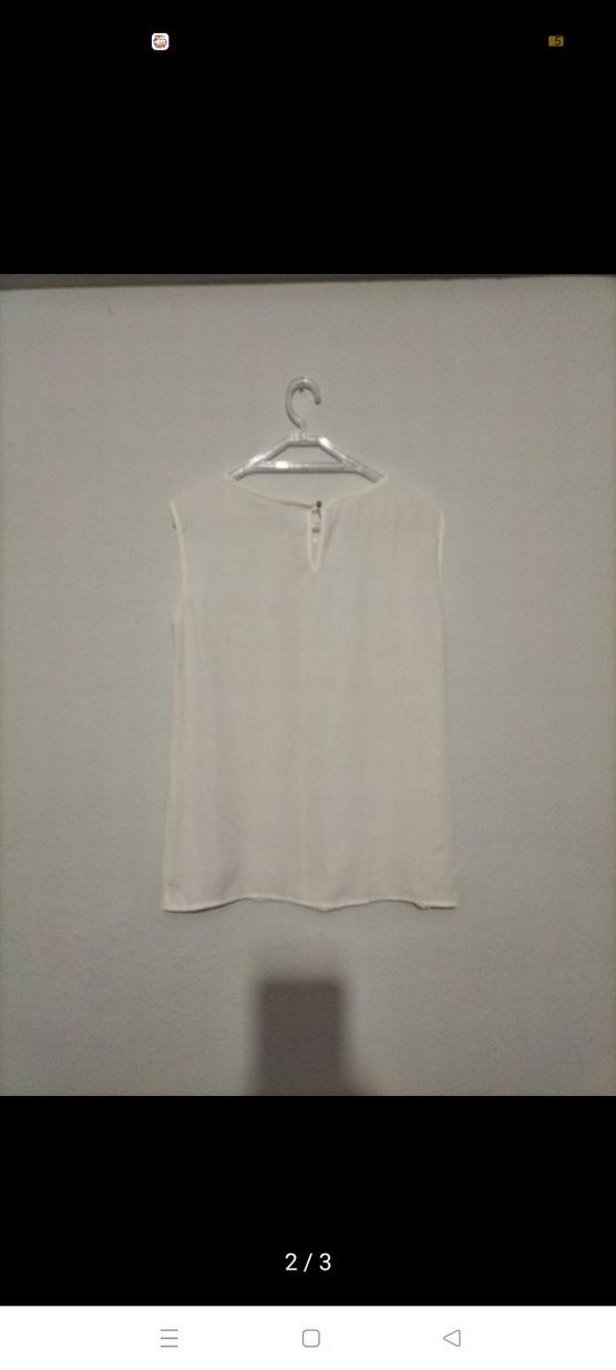 Koton krem renkli pullu bluz - Görsel 2