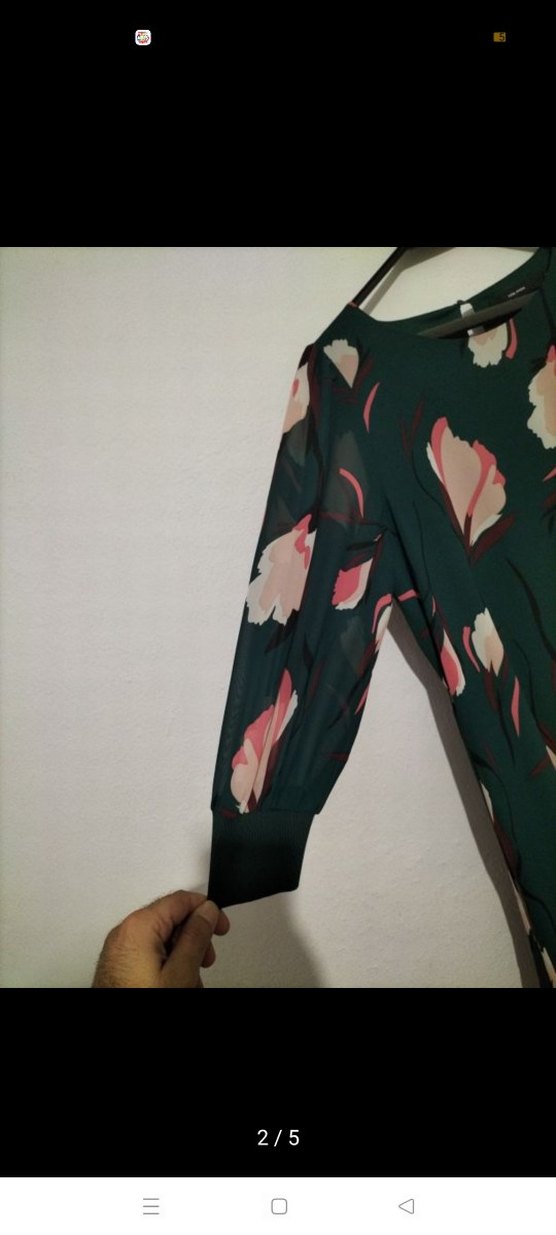 Kadın Çok Renkli Uzun Salaş Elbise - Görsel 2