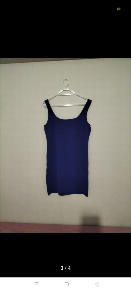 H&M Lacivert V Yakalı Kadın bluz - Görsel 3