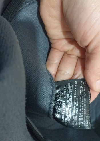 Tokalı Siyah Baskılı Biker Motosiklet Kaskı - Görsel 4