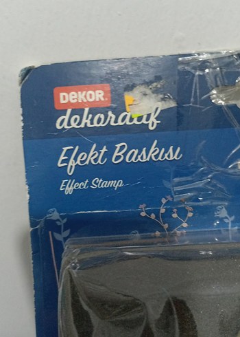 Mavi Bulut Desenli Efekt Baskı Süngeri - Görsel 2