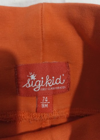 Turuncu Kız Çocuk Tayt - Görsel 4