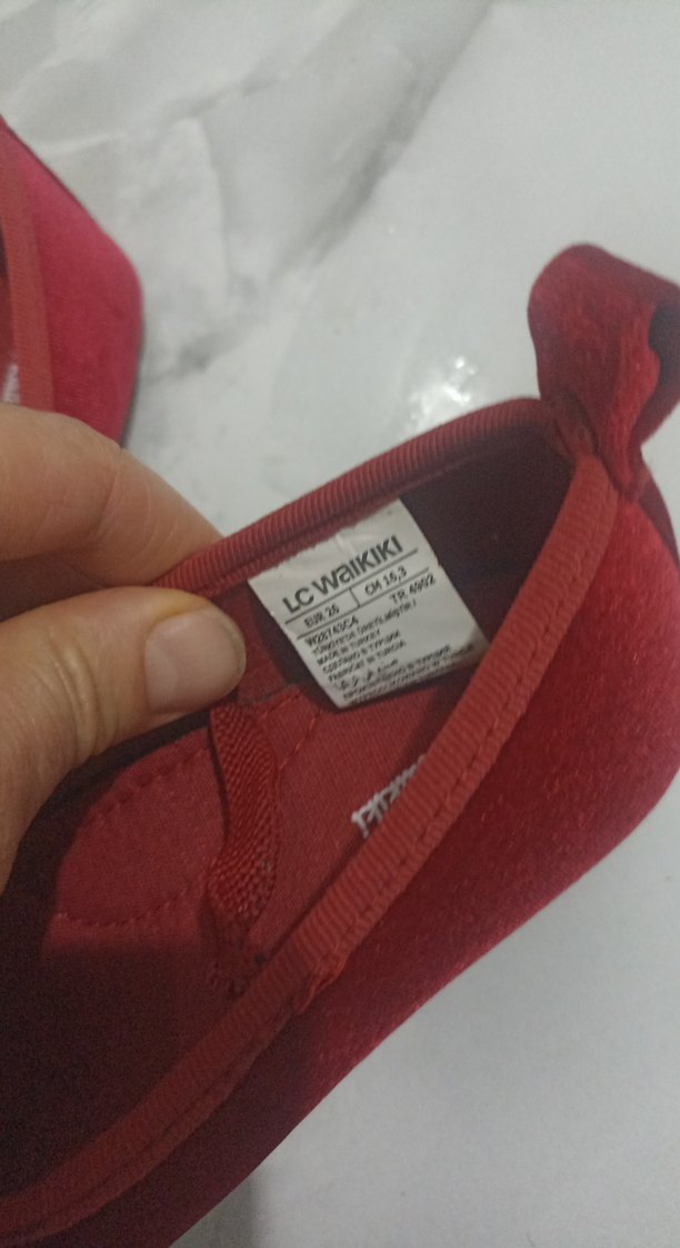 Kız Çocuk Kırmızı Fiyonklu Babet - Görsel 4