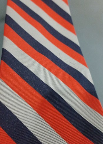 Çok Renkli Çizgili Erkek Kravat - Görsel 2