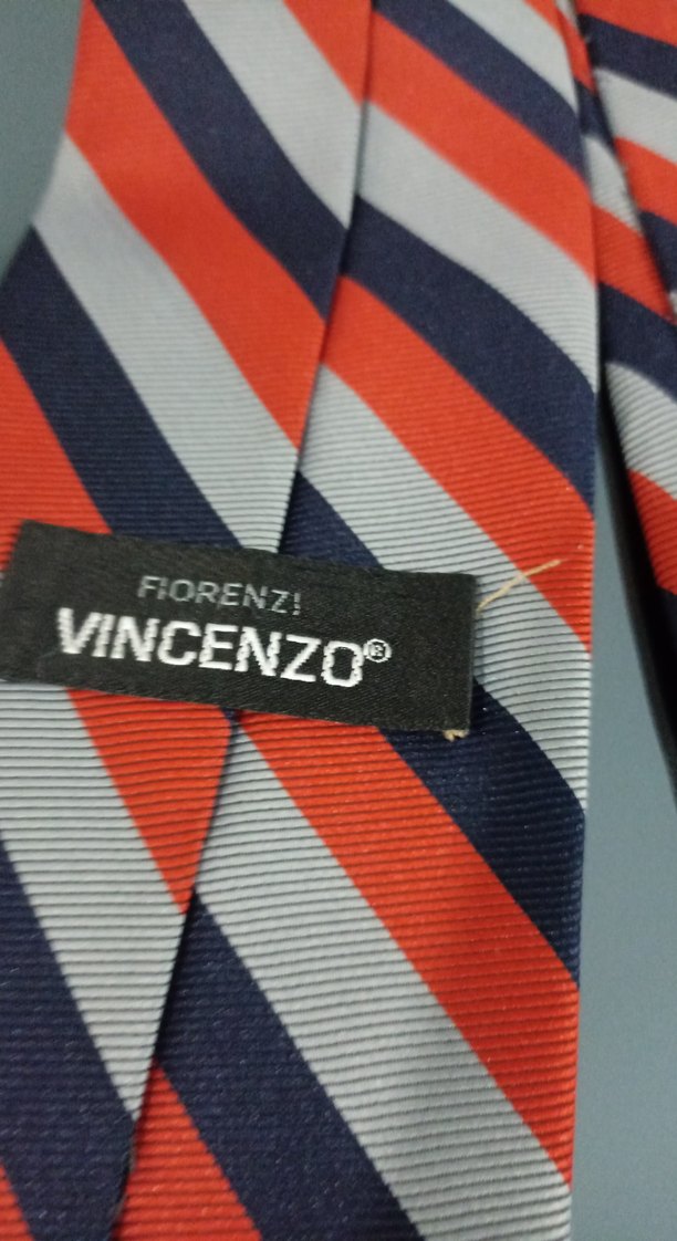 Çok Renkli Çizgili Erkek Kravat - Görsel 3