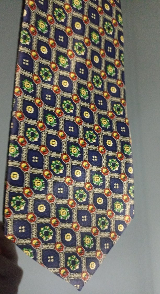 Çok Renkli Desenli Erkek Kravat - Görsel 2